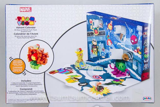 marvel tsum tsum advent calendar characters