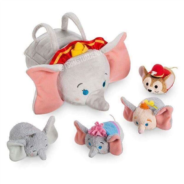 Tsum Tsum Plush News!  Dumbo Bag set coming for the first Tsum Tsum Tuesday of October along with the Muppets!