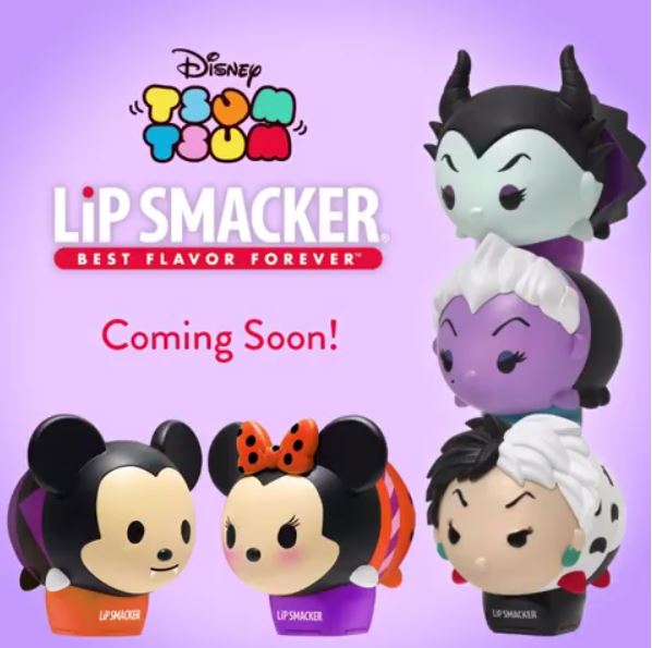 Halloween and Villains Tsum Tsum Lip Smackers Coming Soon!