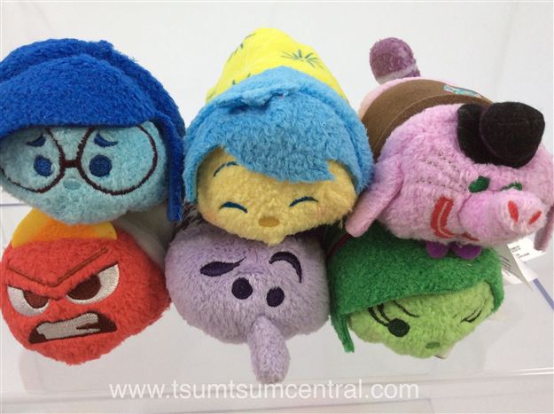 More Japanese Disney Store News! Inside Out Tsums to be released July 17th!