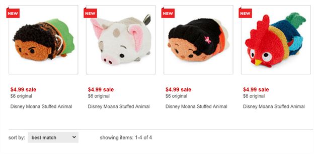 Tsum Tsum Plush News! Moana Tsum Tsums available at JCPenney