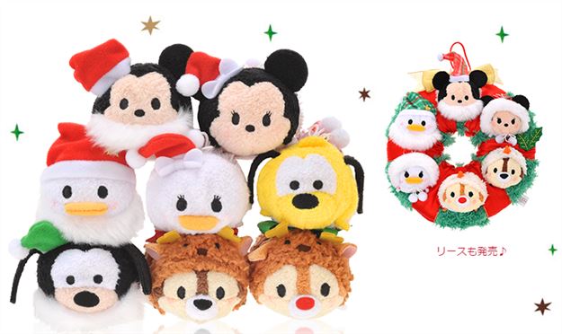 Tsum Tsum Plush News!  Japanese Christmas Tsums announced and Christmas and Mega Tsums start appearing in the US!