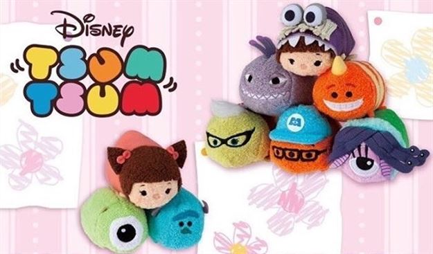 Monsters Inc. Tsum Tsum coming to the Japanese Disney Store next month!
