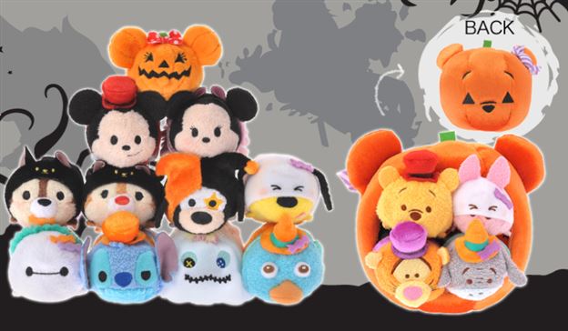 An official preview of the Japanese Disney Store Halloween Tsum Tsums