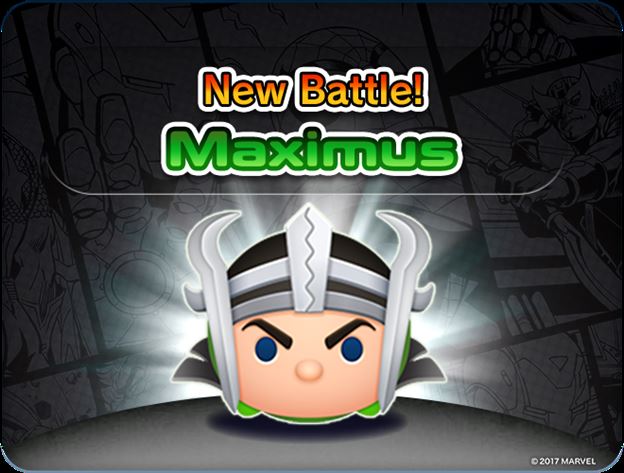 Marvel Tsum Tsum Game News! Maximus Challenges You! Face Him in Battle!