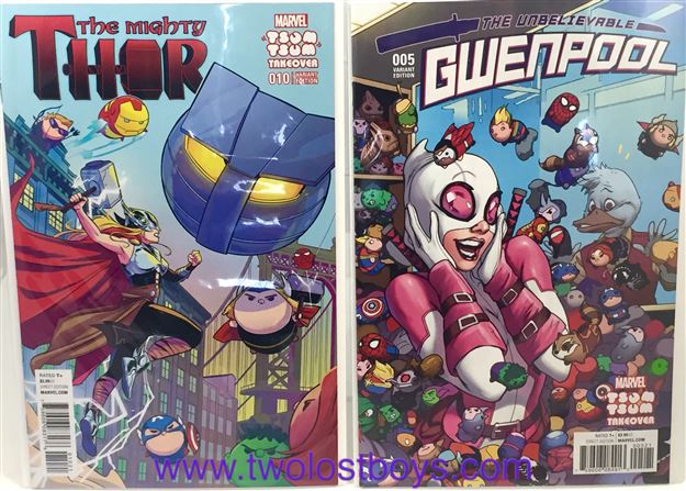Marvel Tsum Tsum Takeover continues with more Tsum Tsum variant covers this week!