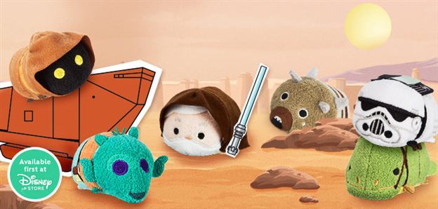 Happy Tsum Tsum Tuesday! Star Wars: Tatooine Tsum Tsums released at the Disney Store!
