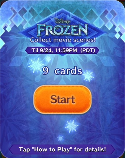 tsum tsum frozen card 10