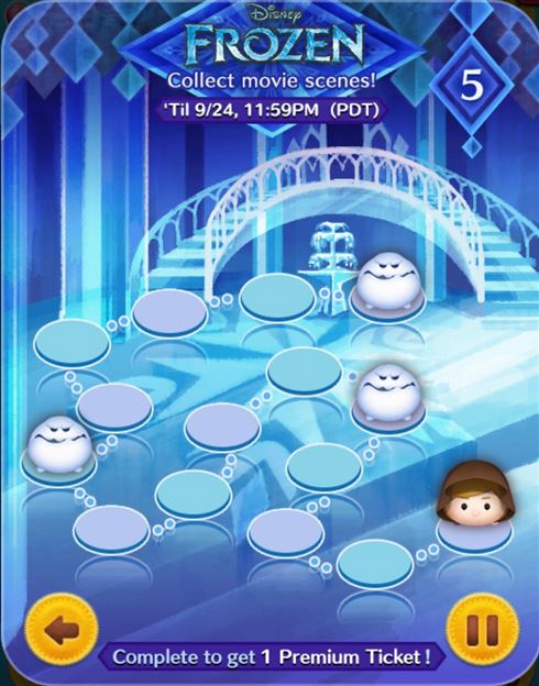 tsum tsum frozen card 10