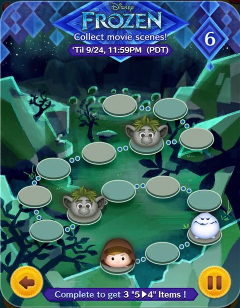 tsum tsum frozen card 10