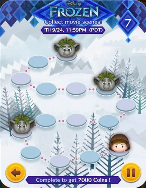 tsum tsum frozen card 10