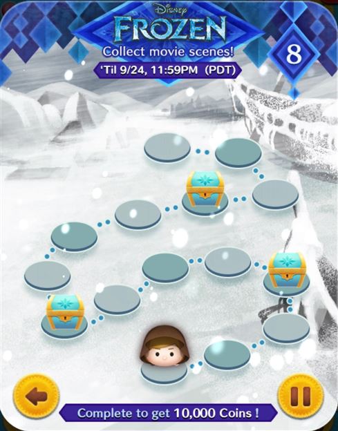 tsum tsum frozen card 10