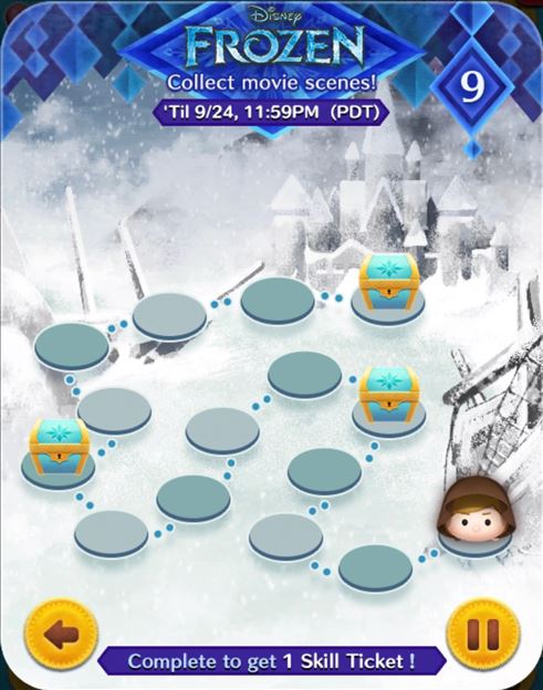 tsum tsum frozen card 10