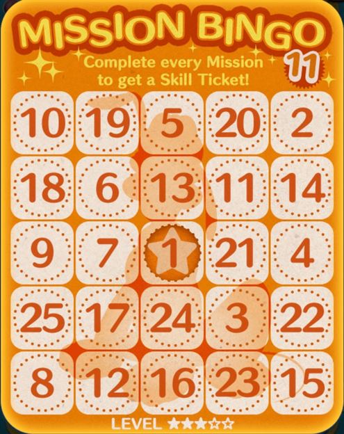 Mission bingo