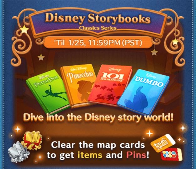 Tsum Tsum Game News! Disney Storybooks Classics Series Event Now Live!