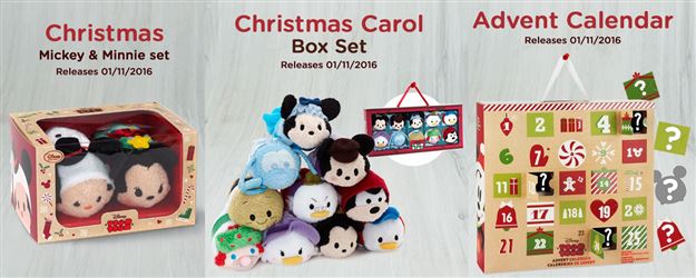 Tsum Tsum Plush News! Christmas Tsum Tsums coming in two weeks!