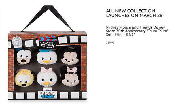 Tsum Tsum Plush News! Disney Store 30th Anniversary set coming soon!