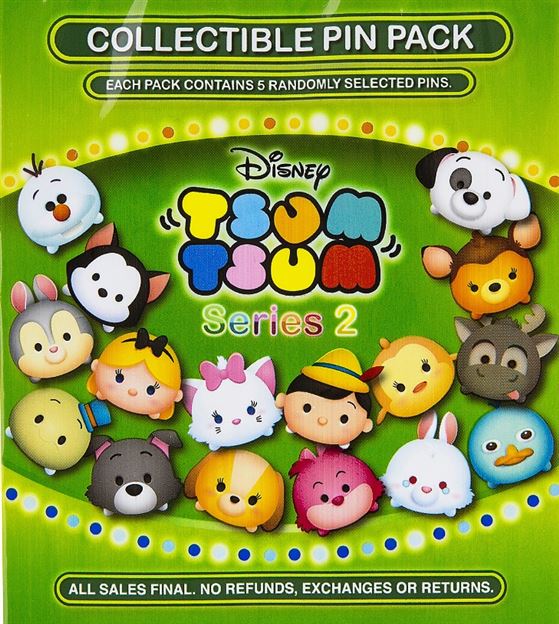 Tsum Tsum Mystery Pin Packs Series 2 now available on the Shop Parks app!
