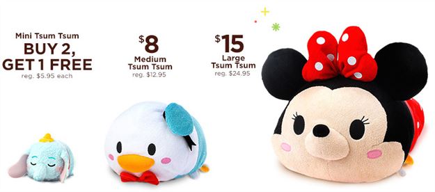 Another Tsum Tsum Sale at the Disney Store!