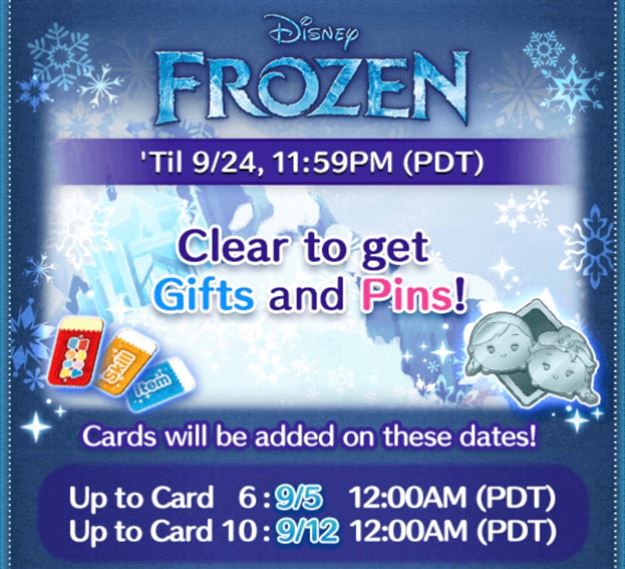 Tsum Tsum Game News! Frozen Event Now Live!