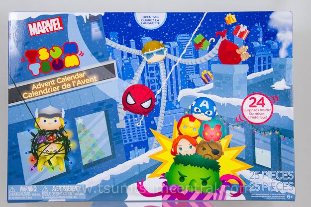 marvel tsum tsum advent calendar characters