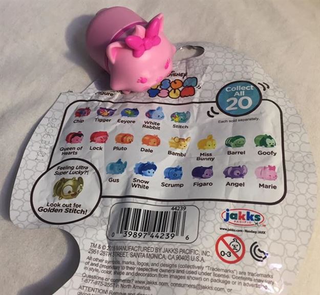 Disney Color Pop Tsum Tsum 3 per pack Series 4 Lot of 3 By Jakks Pacific.