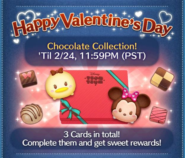 Tsum Tsum Game Update!  Feel the Love Valentines Event now live!