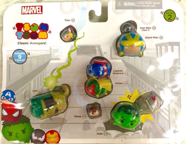 Vinyl Marvel Tsum Tsum Series 2 themed 9 packs found at Target!