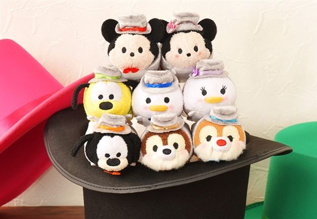 Tsum Tsum Plush News! Top Hat Mickey and Friends and Unibearity Tsum Tsums coming to the Japanese Disney Store!