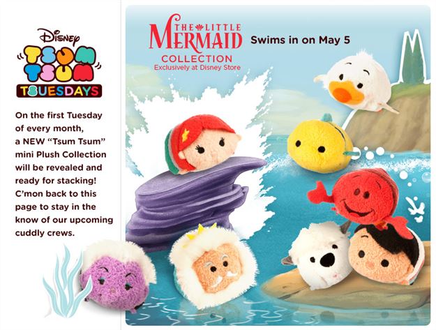 Happy Tsum Tsum Tuesday, Big Hero 6 Released! Next Month Little Mermaid!!!