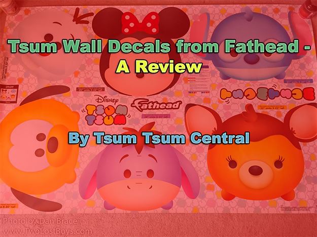Disney Tsum Tsum Wall Decals from Fathead - A Review