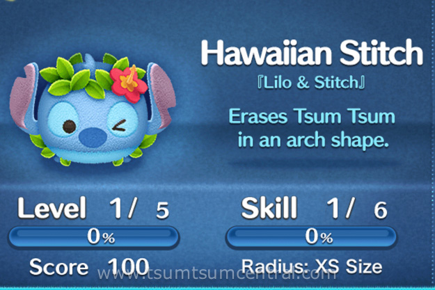 hawaiian stitch tsum tsum