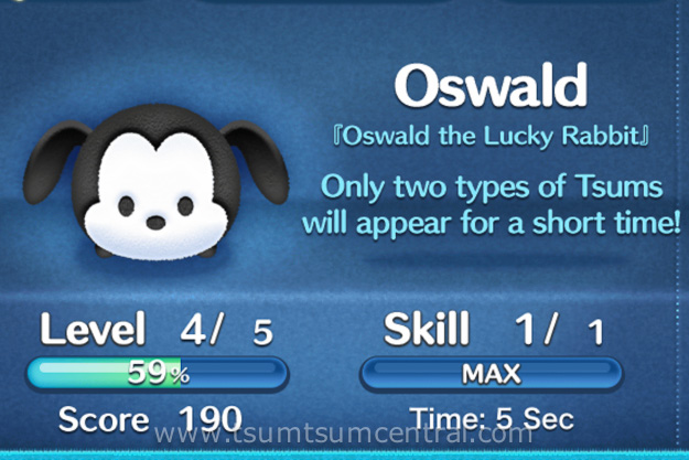 oswald the lucky rabbit tsum tsum