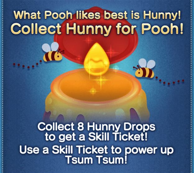 Tsum Tsum International Game News! Hunny Drop Event Now Live!