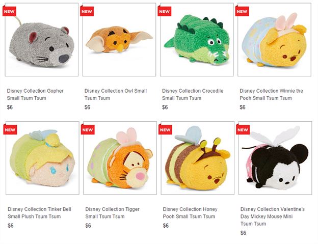 Tsum Tsum Plush News! Peter Pan, 100 Acre Wood Friends, and Easter Tsums now available at JCPenney.com!