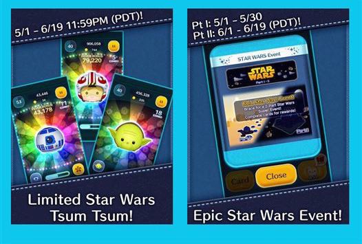 Star Wars Event Starting tomorrow on the International Tsum Tsum Mobile Game!
