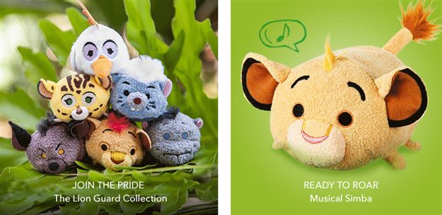 Happy Tsum Tsum Tuesday!  Lion Guard and Musical Simba Tsum Tsums released!