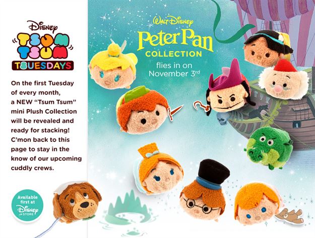 Happy Tsum Tsum Tuesday! Marvel Tsums released! Next month... Peter Pan, Christmas, Frozen Fever, and Mega Tsums!