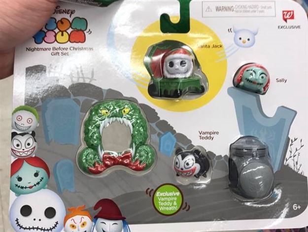Tsum Tsum Vinyl News! Walgreens Nightmare Before Christmas set now showing up in stores!