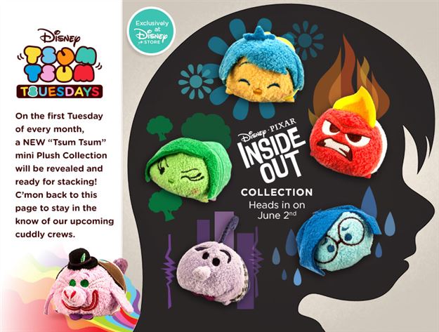 Happy Tsum Tsum Tuesday!  Little Mermaid Released! Next Month Inside Out!!!